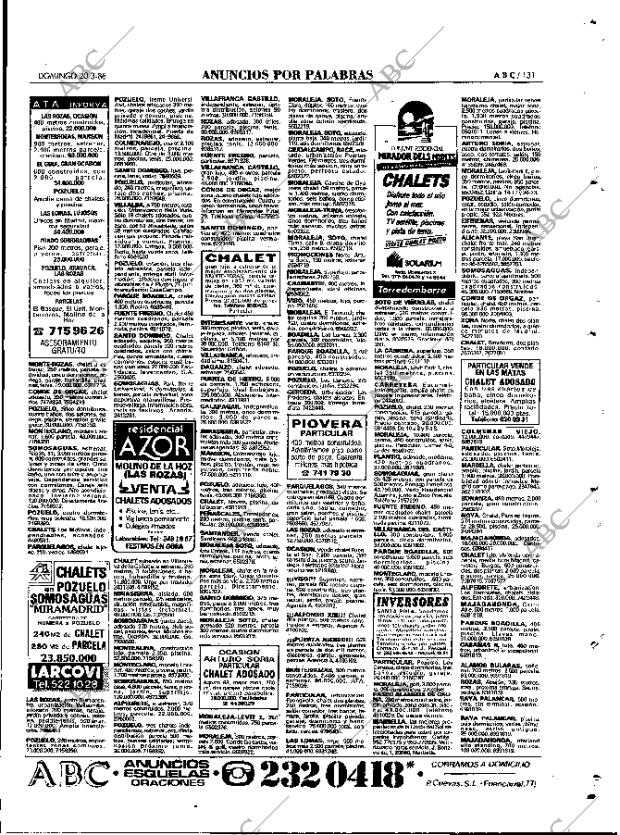 ABC MADRID 20-03-1988 página 131