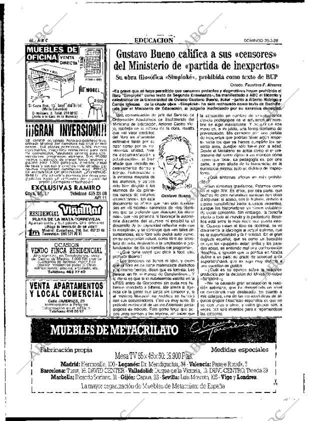 ABC MADRID 20-03-1988 página 68