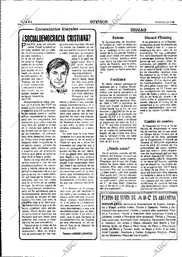 ABC MADRID 22-03-1988 página 12