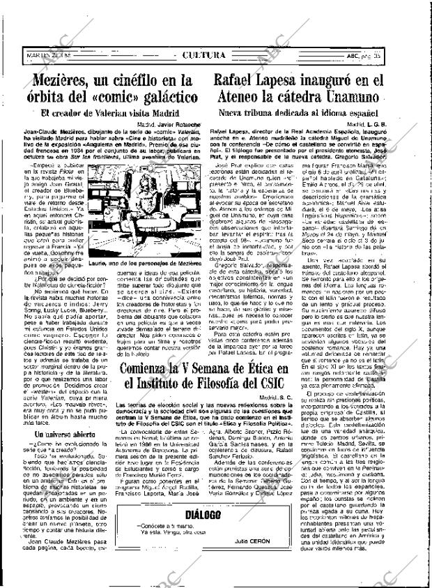 ABC MADRID 22-03-1988 página 35