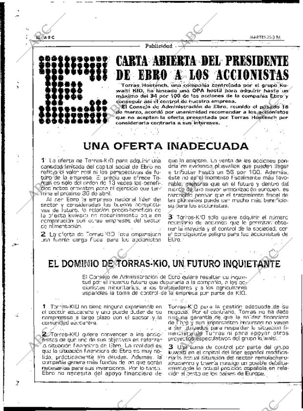 ABC MADRID 22-03-1988 página 62