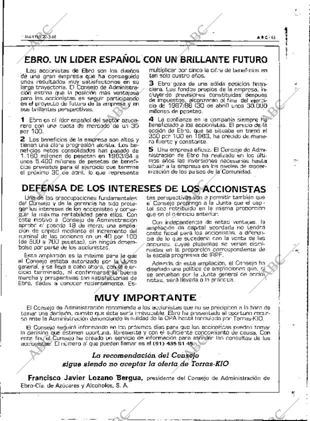 ABC MADRID 22-03-1988 página 63