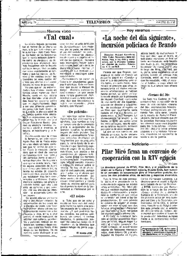 ABC MADRID 22-03-1988 página 76