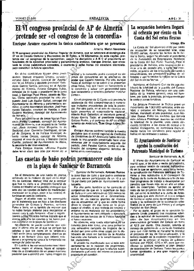 ABC SEVILLA 25-03-1988 página 31