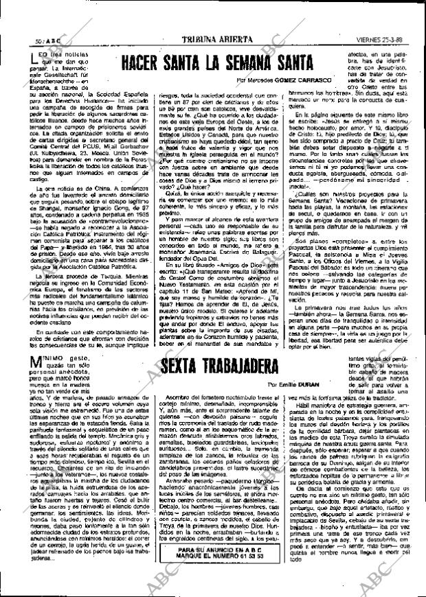 ABC SEVILLA 25-03-1988 página 50