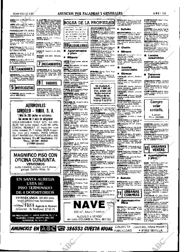 ABC SEVILLA 27-03-1988 página 103