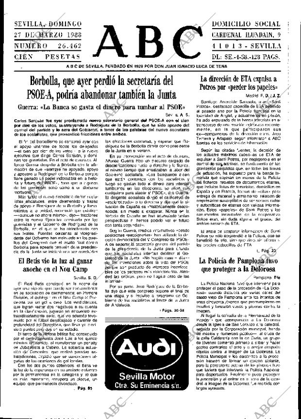 ABC SEVILLA 27-03-1988 página 17