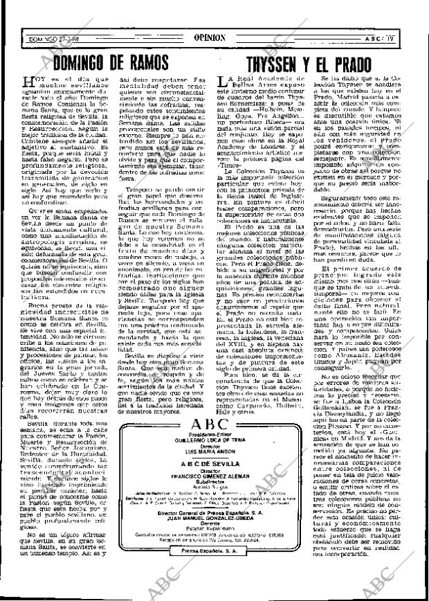 ABC SEVILLA 27-03-1988 página 19