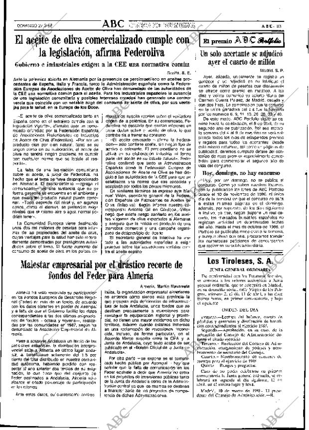 ABC SEVILLA 27-03-1988 página 83