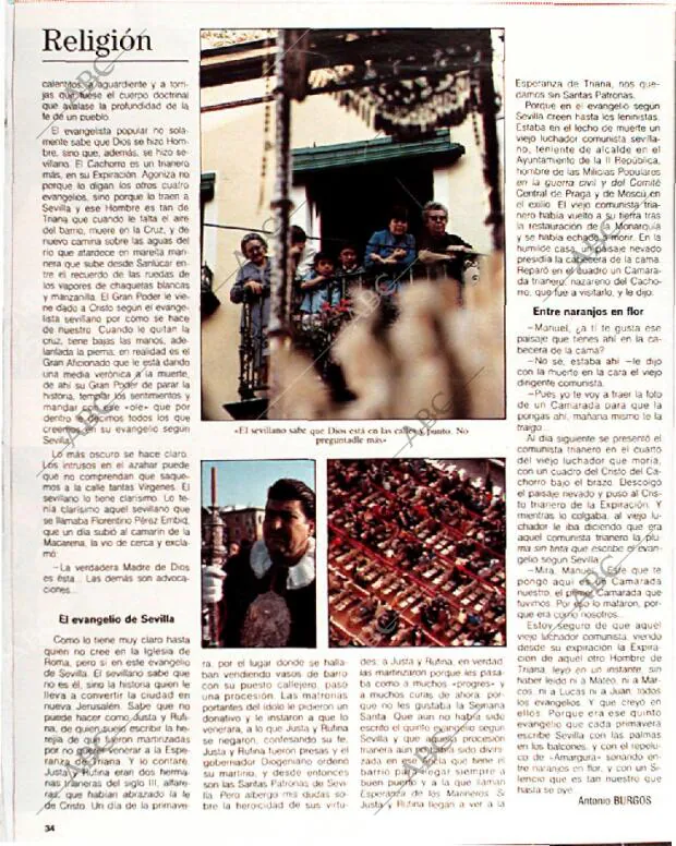 BLANCO Y NEGRO MADRID 27-03-1988 página 34