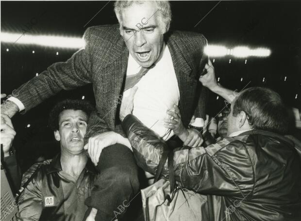 Final de la Copa del Rey 1987-88Barcelona, 1Real Sociedad, 0Luis Aragonés es...