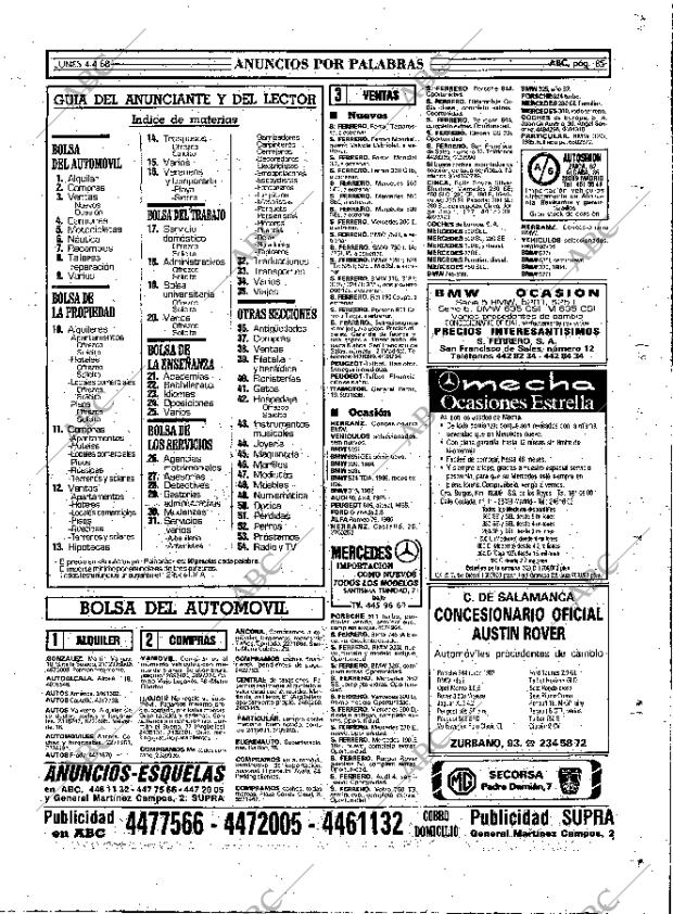 ABC MADRID 04-04-1988 página 85