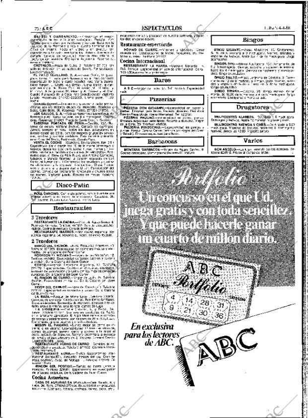 ABC SEVILLA 04-04-1988 página 70