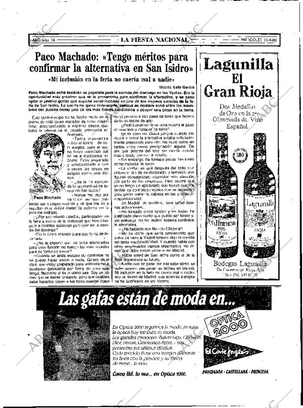 ABC MADRID 13-04-1988 página 56