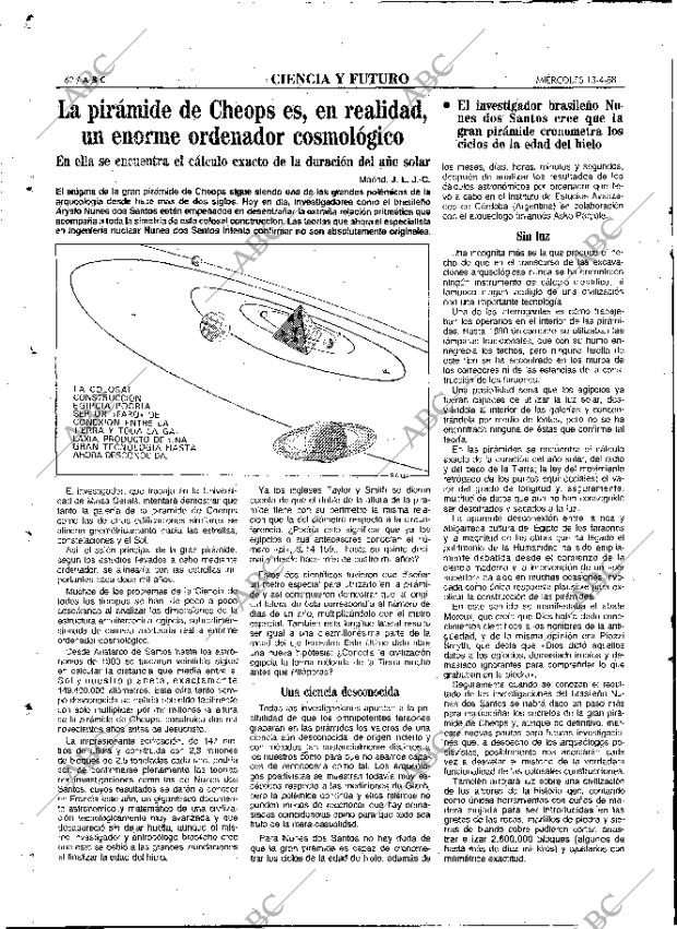 ABC MADRID 13-04-1988 página 62