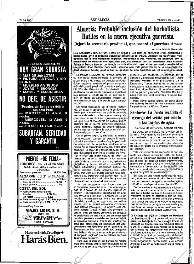 ABC SEVILLA 13-04-1988 página 32