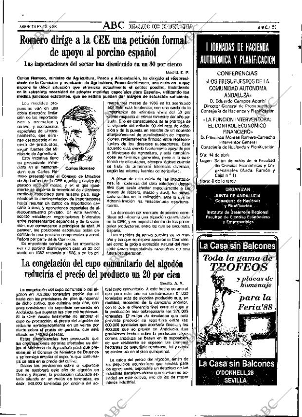 ABC SEVILLA 13-04-1988 página 53