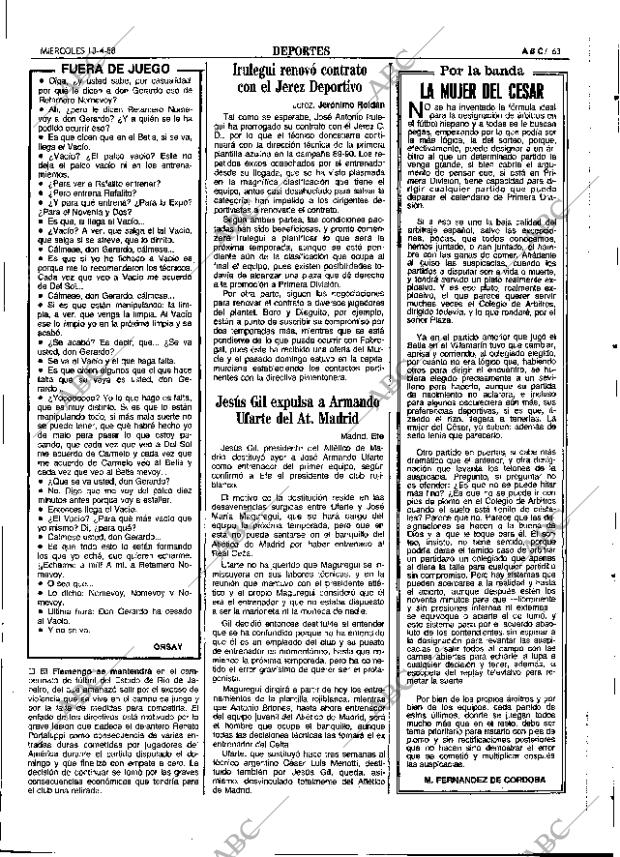 ABC SEVILLA 13-04-1988 página 63