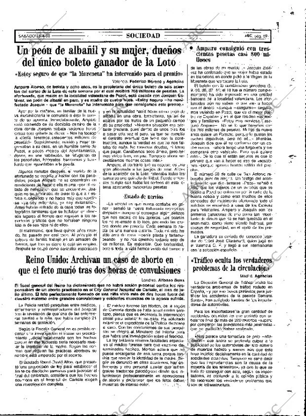 ABC MADRID 16-04-1988 página 69