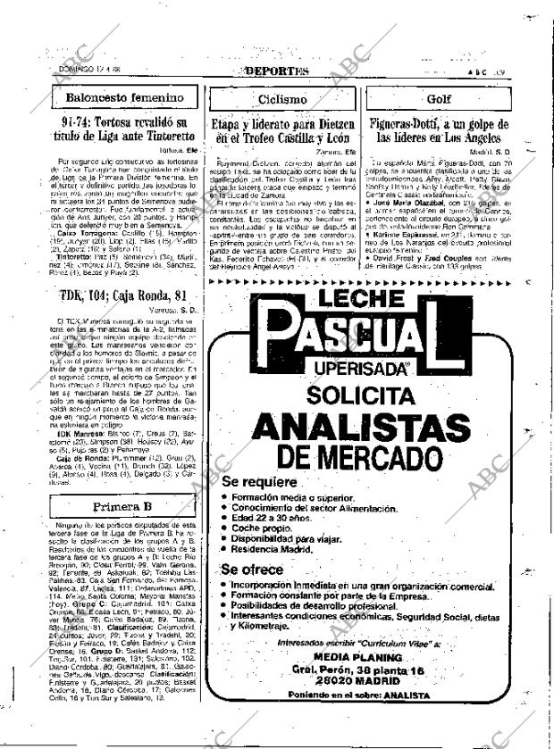 ABC MADRID 17-04-1988 página 109