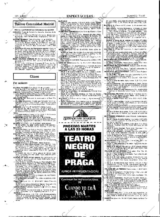 ABC MADRID 17-04-1988 página 120