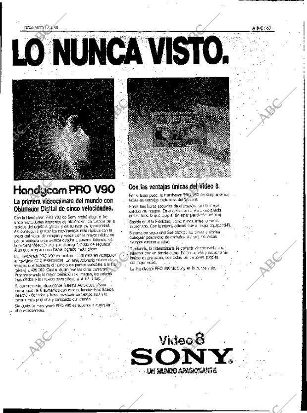 ABC MADRID 17-04-1988 página 63