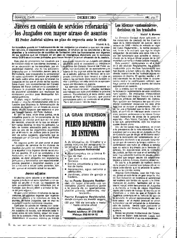 ABC MADRID 17-04-1988 página 77