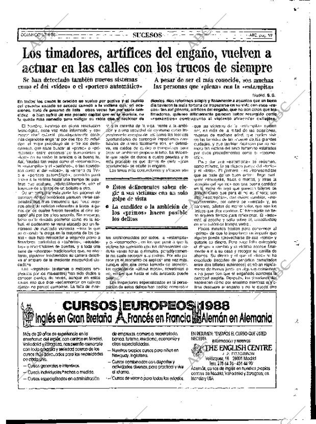 ABC MADRID 17-04-1988 página 97