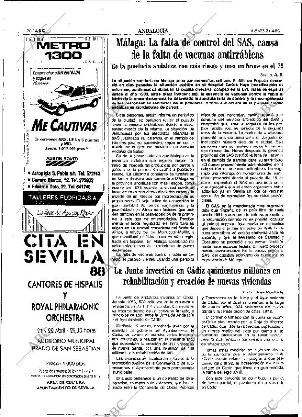 ABC SEVILLA 21-04-1988 página 26