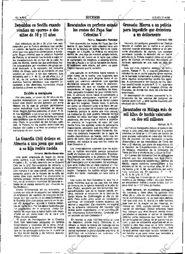 ABC SEVILLA 21-04-1988 página 52