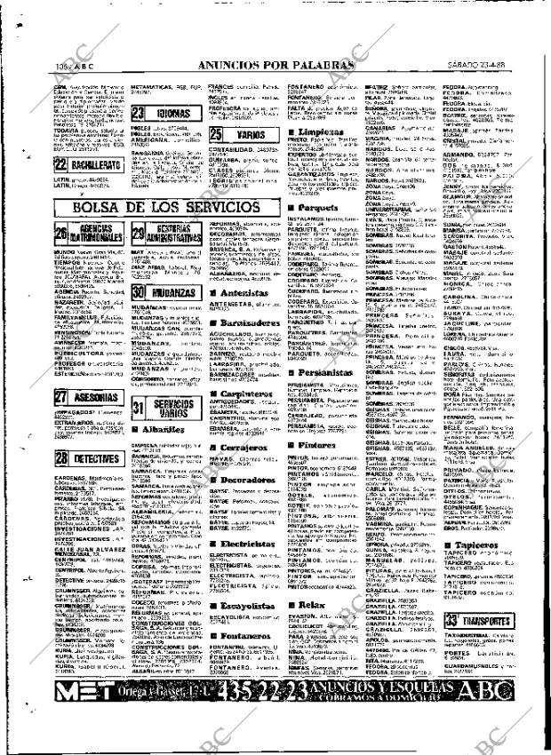 ABC MADRID 23-04-1988 página 106