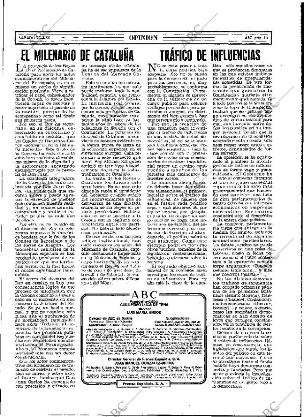 ABC MADRID 23-04-1988 página 15