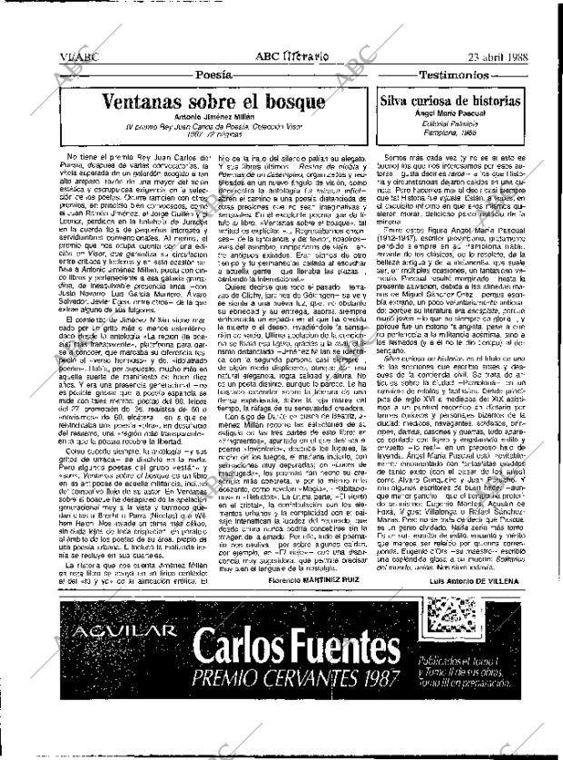 ABC MADRID 23-04-1988 página 58