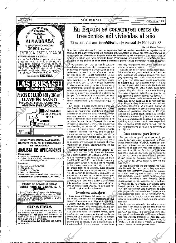 ABC MADRID 23-04-1988 página 72