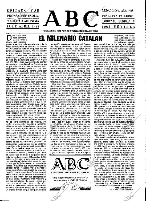 ABC SEVILLA 23-04-1988 página 3