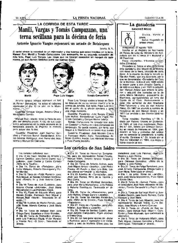 ABC SEVILLA 23-04-1988 página 50