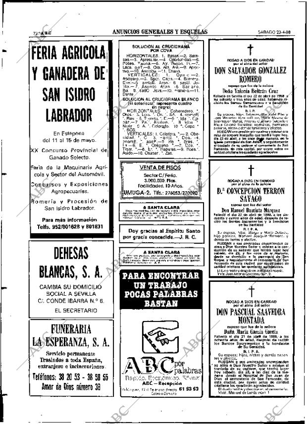 ABC SEVILLA 23-04-1988 página 78