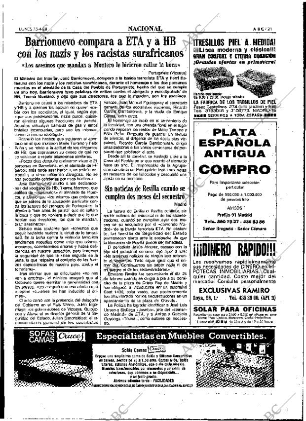 ABC MADRID 25-04-1988 página 21