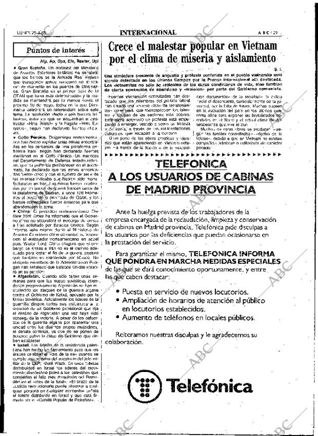 ABC MADRID 25-04-1988 página 29