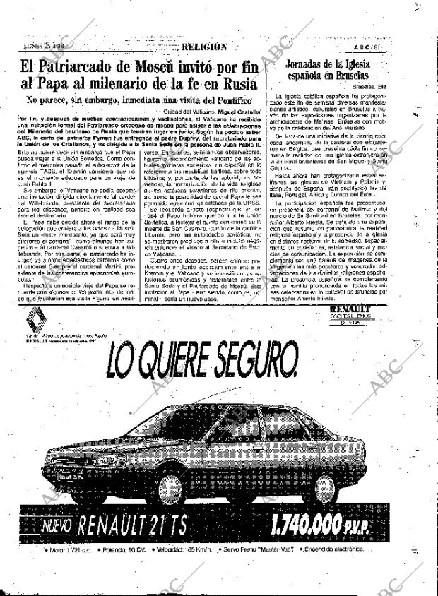 ABC MADRID 25-04-1988 página 81