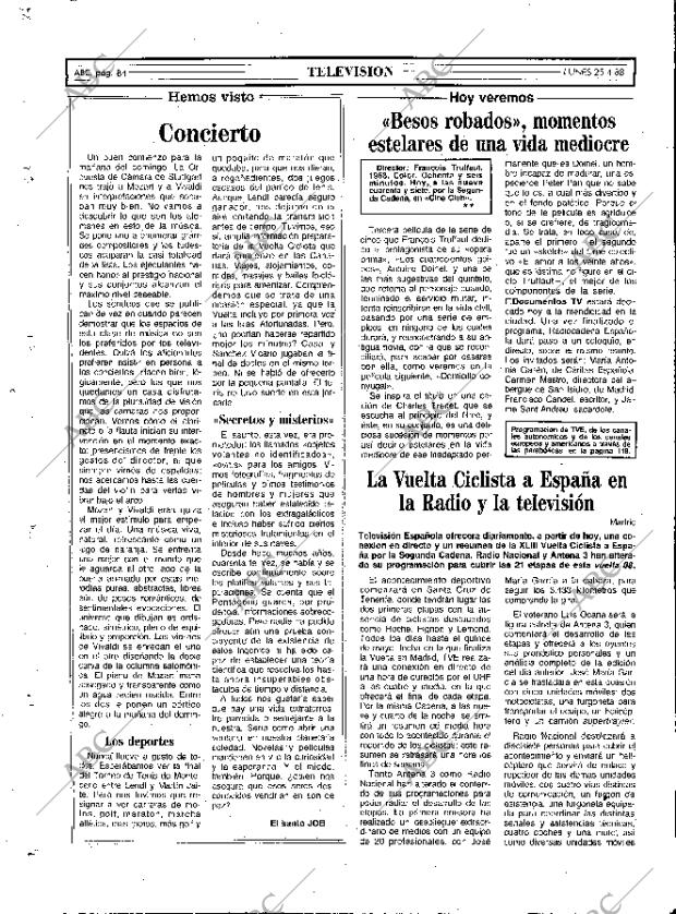 ABC MADRID 25-04-1988 página 84