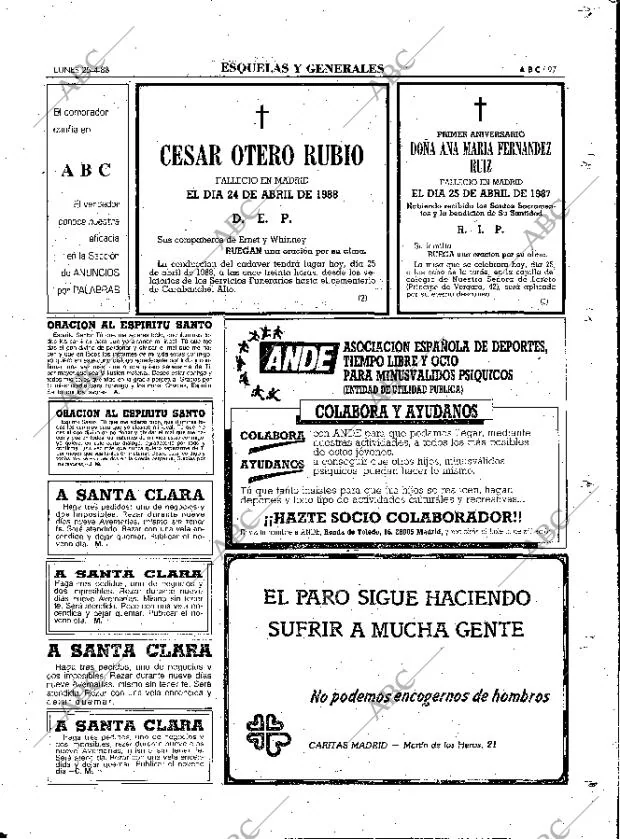 ABC MADRID 25-04-1988 página 97