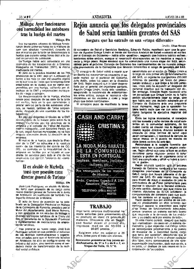 ABC SEVILLA 28-04-1988 página 32