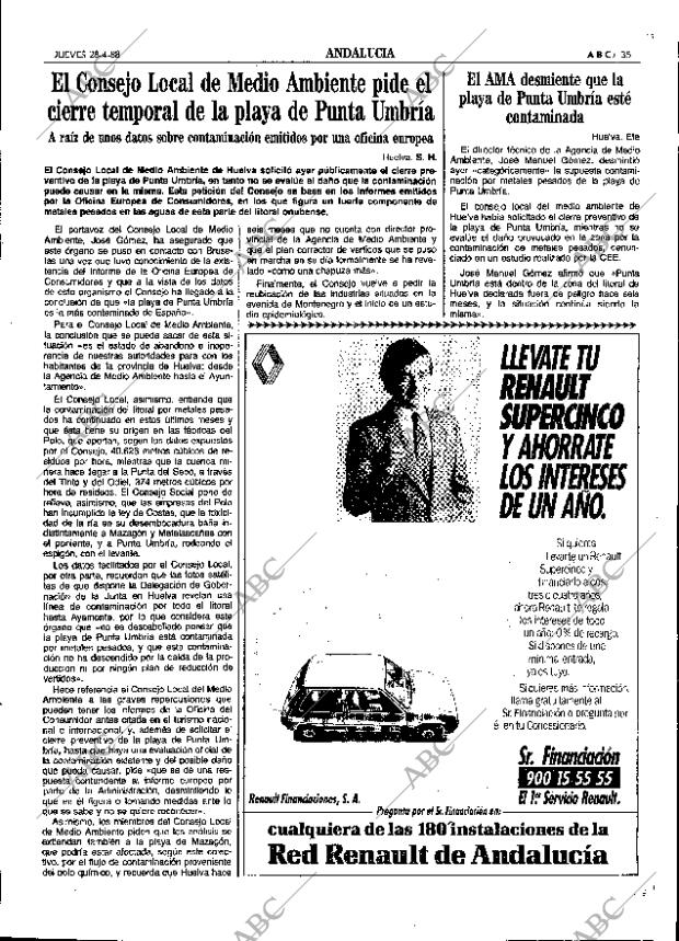 ABC SEVILLA 28-04-1988 página 35