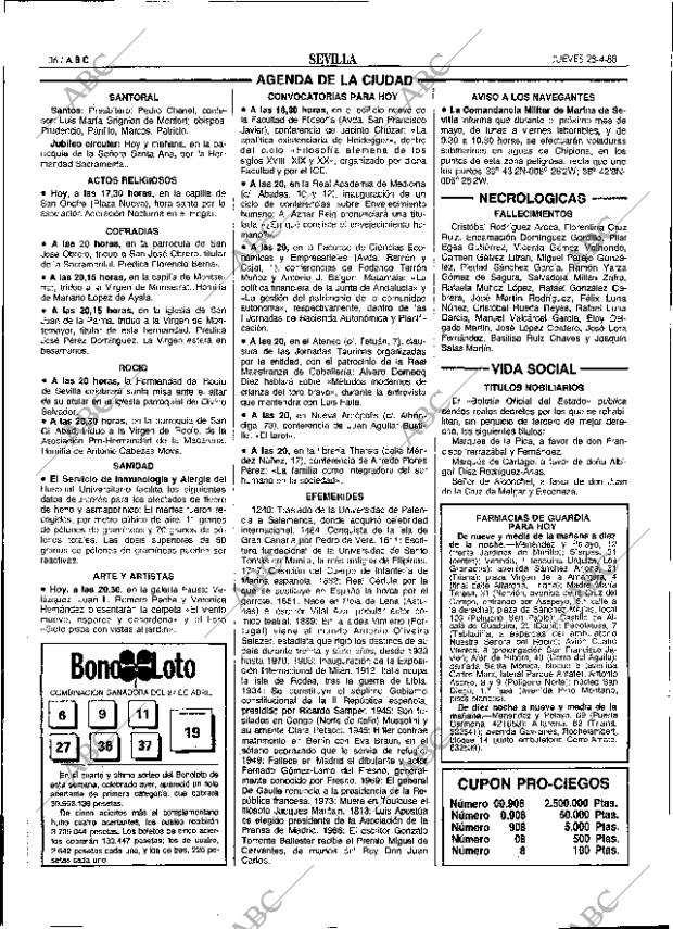 ABC SEVILLA 28-04-1988 página 36