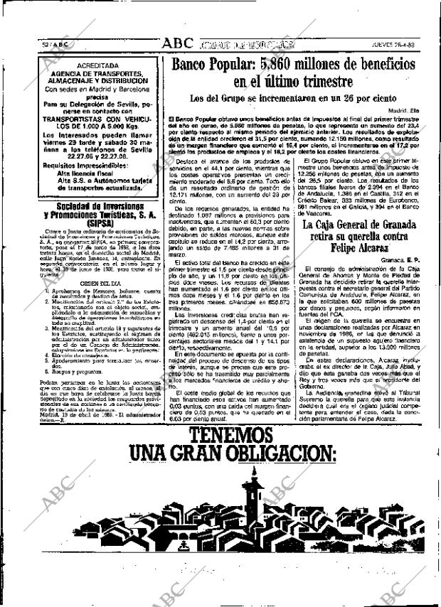 ABC SEVILLA 28-04-1988 página 52