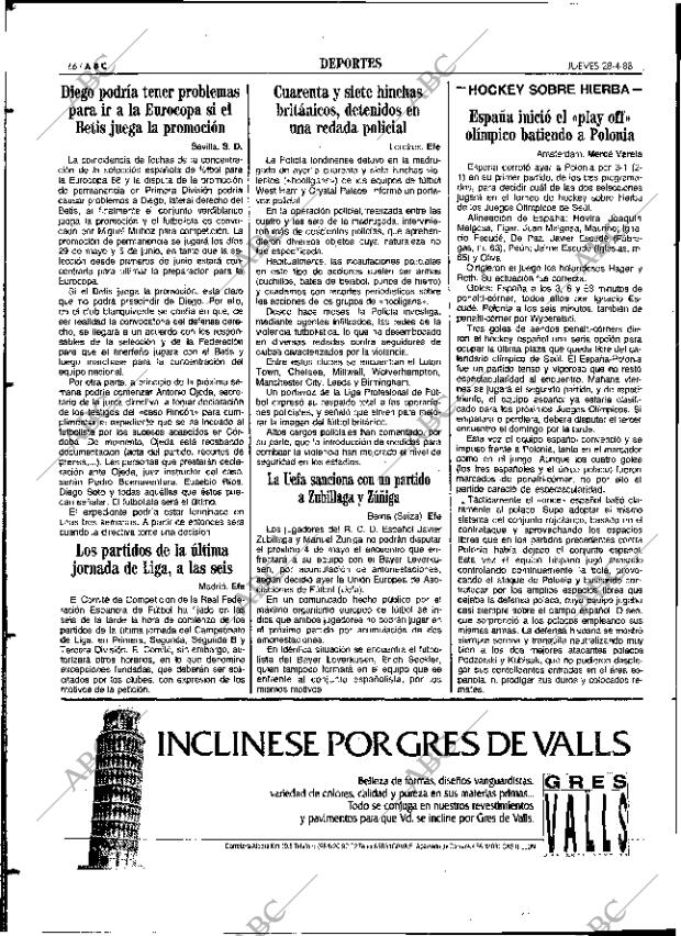 ABC SEVILLA 28-04-1988 página 66