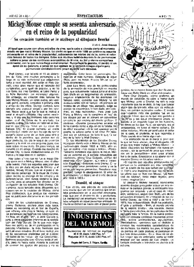 ABC SEVILLA 28-04-1988 página 71