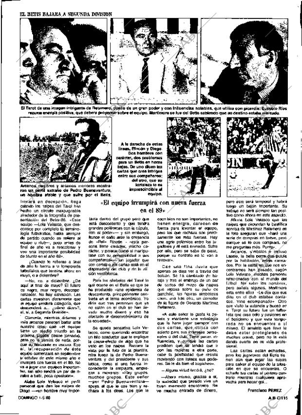 ABC SEVILLA 01-05-1988 página 115