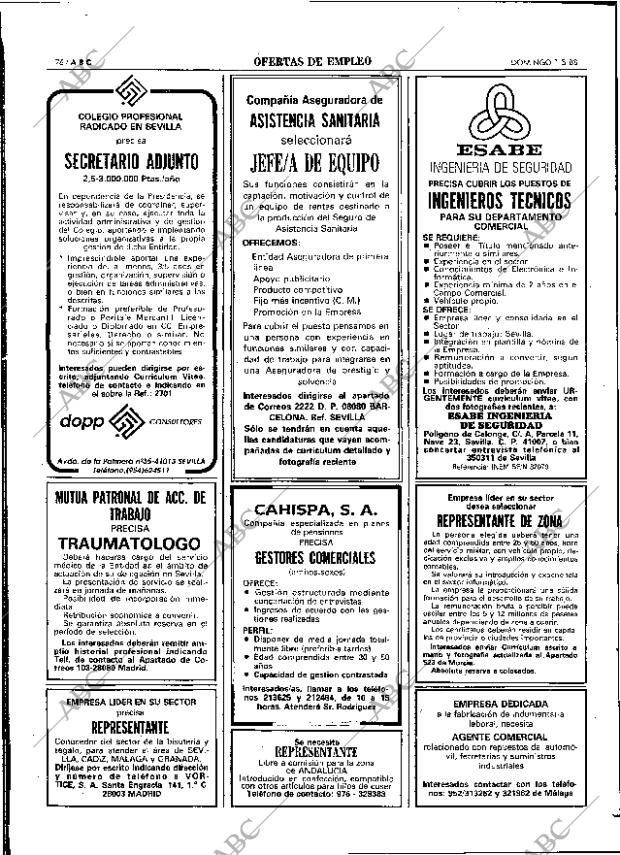 ABC SEVILLA 01-05-1988 página 76